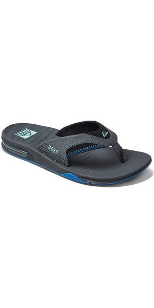 2026 Reef Mens Fanning Sandals CJ2911  - Gunmetal / Ocean